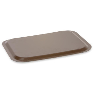 Melamine Service Tray 265x325mm Wenge - Roltex - Fourniresto