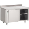 Armadio Riscaldante in Acciaio Inox con Alzatina - L 2000 x P 700mm - Gastro M