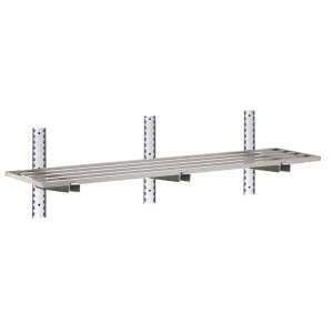 Mensola da Parete Forata in Acciaio Inox - L 1800 x 400mm - Gastro M