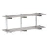 Mensola da Parete Forata in Acciaio Inox - L 1800 x 400mm - Gastro M