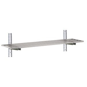 Mensola da Parete Forata in Acciaio Inox - L 1800 x 400mm - Gastro M