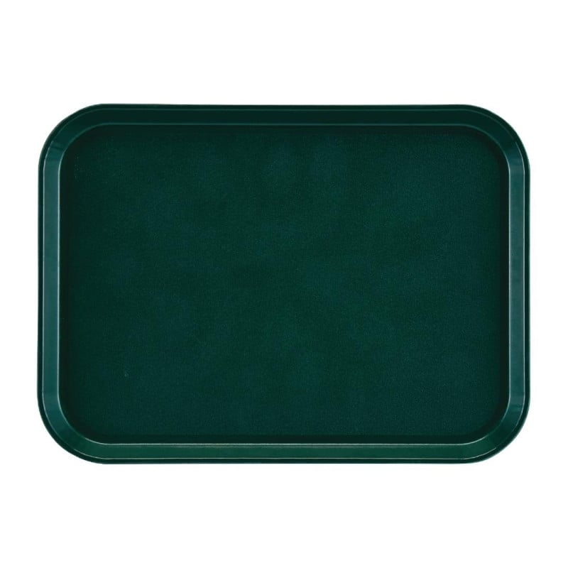 Plateau Rectangulaire Antidérapant en Fibre de Verre EpicTread Vert 415mm - Cambro - Fourniresto