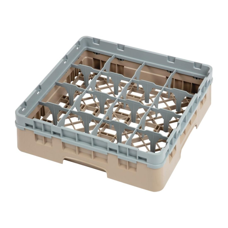 Glass Rack 16 Glasses - W 500 x D 500mm - Cambro Glass Rack 16 Glasses - W 500 x D 500mm - Cambro