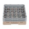 Casier À Verres 25 Compartiments Camrack Beige Hauteur-L 500 xP 500mm - Cambro