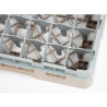 Scaffale per bicchieri 49 scomparti Camrack beige - L 500 x P 500mm - Cambro