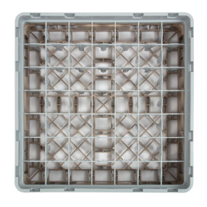 Scaffale per bicchieri 49 scomparti Camrack beige - L 500 x P 500mm - Cambro