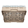 Scaffale per bicchieri 49 scomparti Camrack beige - L 500 x P 500mm - Cambro