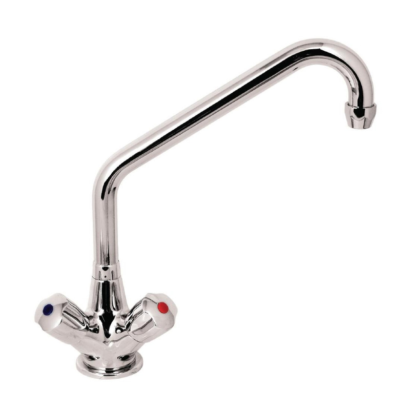 Rubinetto miscelatore monoforo modello pesante 19mm collo mobile - L 250mm - FourniResto