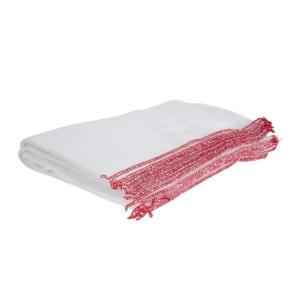 Bleached Red Cloths - Pack of 10 - Jantex