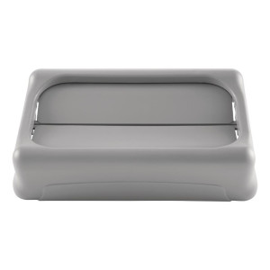 Grey Swinging Lid for Various Plastic Waste - Rubbermaid