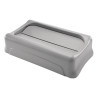 Coperchio Basculante Grigio per Rifiuti Vari in Plastica - Rubbermaid