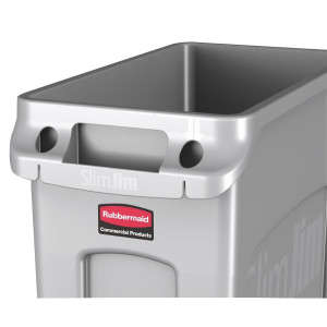 Contenitore Grigio Slim Jim - 87L - Rubbermaid