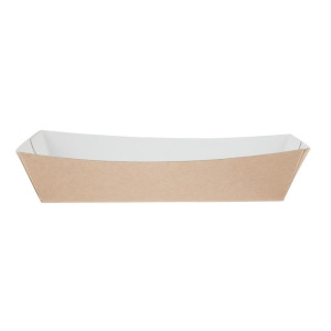 Compostable Medium Kraft Food Trays - Pack of 250 - Colpac