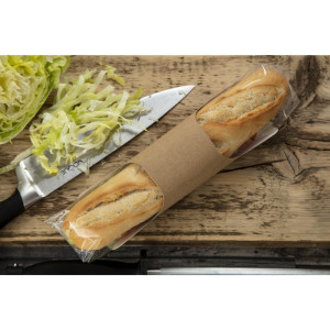 Sacchetti Baguette Kraft Riciclabili Clasp Clip - Lotto di 500 - Colpac