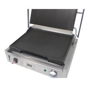 Grill a Contatto Semplice Liscio/Liscio - Grande Superficie - Buffalo