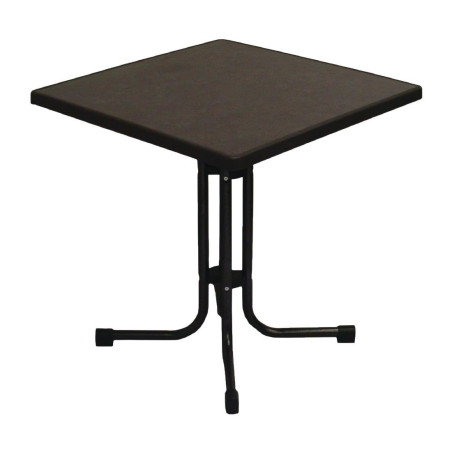 Table de patio pliante Limburg Pizarra 70 x 70 cm - FourniResto - Fourniresto