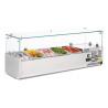 Vetrina per ingredienti refrigerata Serie G - 5 x GN 1/4 - Polar - Fourniresto