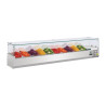 Refrigerated Ingredient Display Case G Series - 10 X GN 1/4 - Polar - Fourniresto