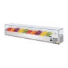 Vetrina per ingredienti refrigerata Serie G - 10 X GN 1/4 - Polar - Fourniresto