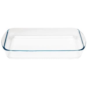 Piatto da forno rettangolare in vetro - L 350 x P 230mm - Pyrex