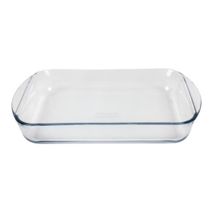 Piatto da forno rettangolare in vetro - L 350 x P 230mm - Pyrex