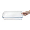 Piatto da forno rettangolare in vetro - L 350 x P 230mm - Pyrex