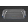 Piatto da forno rettangolare in vetro - L 350 x P 230mm - Pyrex