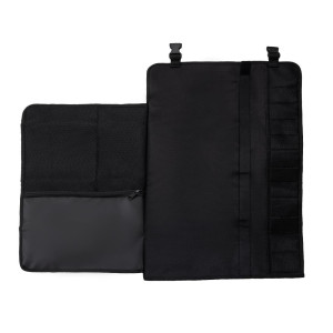 Astuccio per coltelli in tessuto con cinghia nera 11 pezzi - Dick