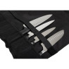 Astuccio per coltelli in tessuto con cinghia nera 11 pezzi - Dick