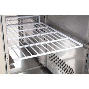 Tavolo Refrigerato 2 Porte 2 Cassetti Serie U - 417L - Polar - Fourniresto