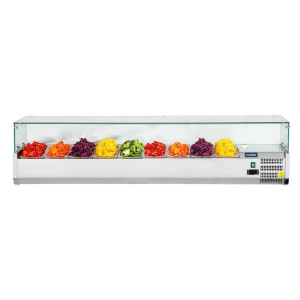 Vetrina refrigerata per ingredienti - 9 vaschette GN 1/3 - Polar - Fourniresto