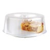 Cake Plate in Pure White Melamine - Ø310mm - APS - Fourniresto