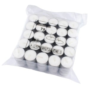Candele Scaldavivande 8 Ore Ø 40 mm - Confezione da 75 - Olympia