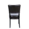 Comfortable Dark Brown Faux Leather Chairs - Bolero - Fourniresto