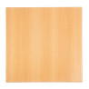 Square Beech Effect Table Top - 600mm - Bolero