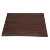 Plateau de Table Carré Marron Foncé - 600 mm - Bolero