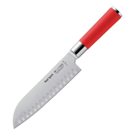 Coltello Santoku Alveolato Red Spirit - 180mm - Dick