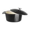 Cocotte Rotonda Nera - 3.2L - Vogue