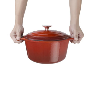 Grande Cocotte Ronde Rouge - 4L - Vogue