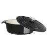 Cocotte Ovale Nera - 5L - Vogue