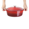 Grande Cocotte Ovale Rossa - 6L - Vogue