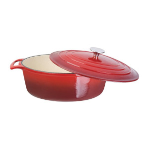 Grande Cocotte Ovale Rossa - 6L - Vogue