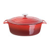 Grande Cocotte Ovale Rossa - 6L - Vogue