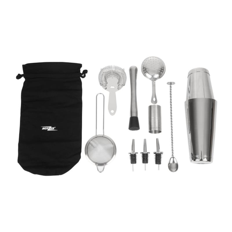 Kit Cocktail 9 Utensili - Bonzer - Fourniresto