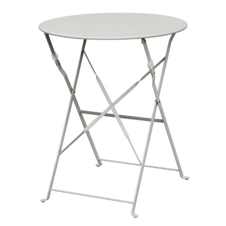 Table De Terrasse En Acier - Grise - Bolero - Fourniresto