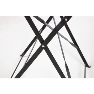 Steel Terrace Table - Black - Bolero - Fourniresto