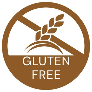 Etichette Allergie Alimentari "Senza Glutine" - Rotolo di 1000 - Vogue