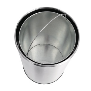 Cestino Dome in Acciaio Inox Aperto - 40L - Bolero