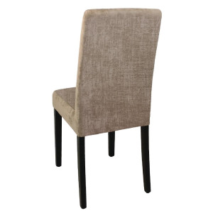 Chaises beige avec assise en tissu - Bolero - Fourniresto