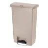 Cestino con pedale frontale Slim Jim beige - 50L - Rubbermaid